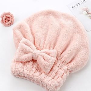 Microfiber Bowknot Hair Turbans | Bathroom Hair Towel